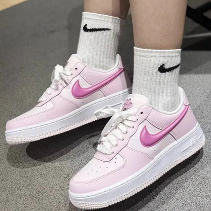 Nike Air Force 1 Women's Pink Cat Claws Sneakers (HM3696-661)