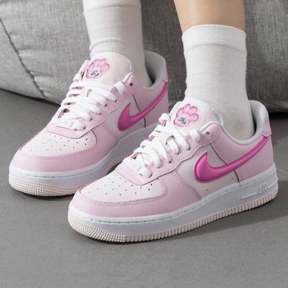 Nike Air Force 1 Women's Pink Cat Claws Sneakers (HM3696-661)